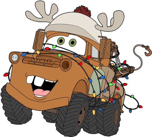 Http - //www - Disneyclips - - - Disney Character Christmas Clipart (500x449), Png Download