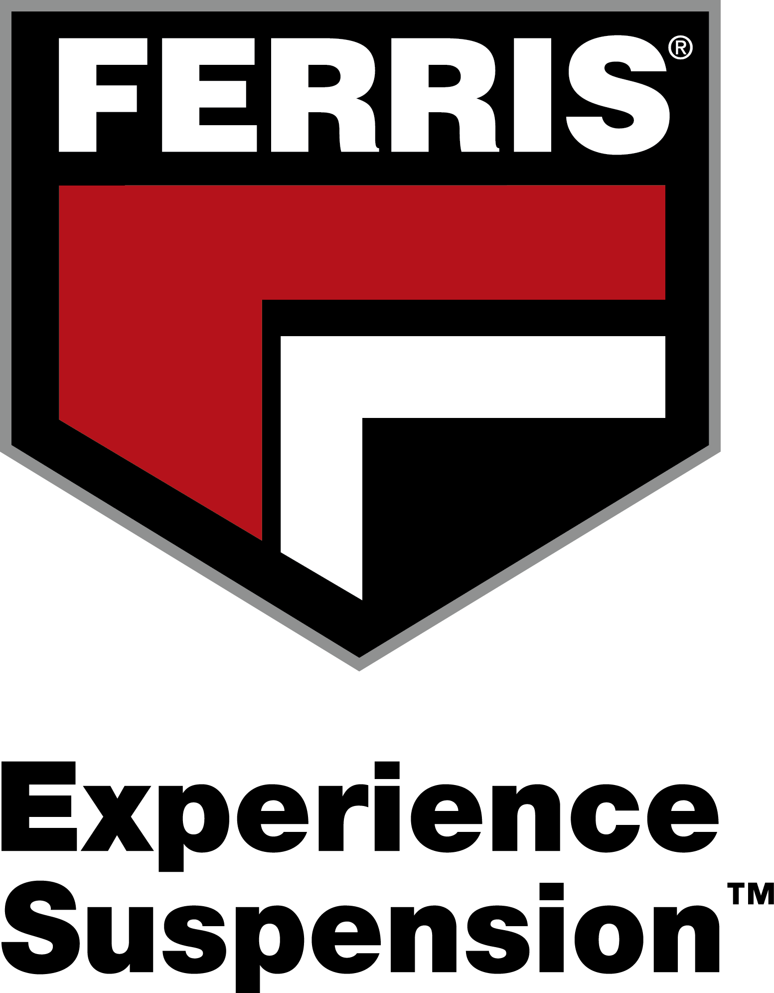 Logo With Black Tagline - Ferris Mowers Logo (1553x1991), Png Download
