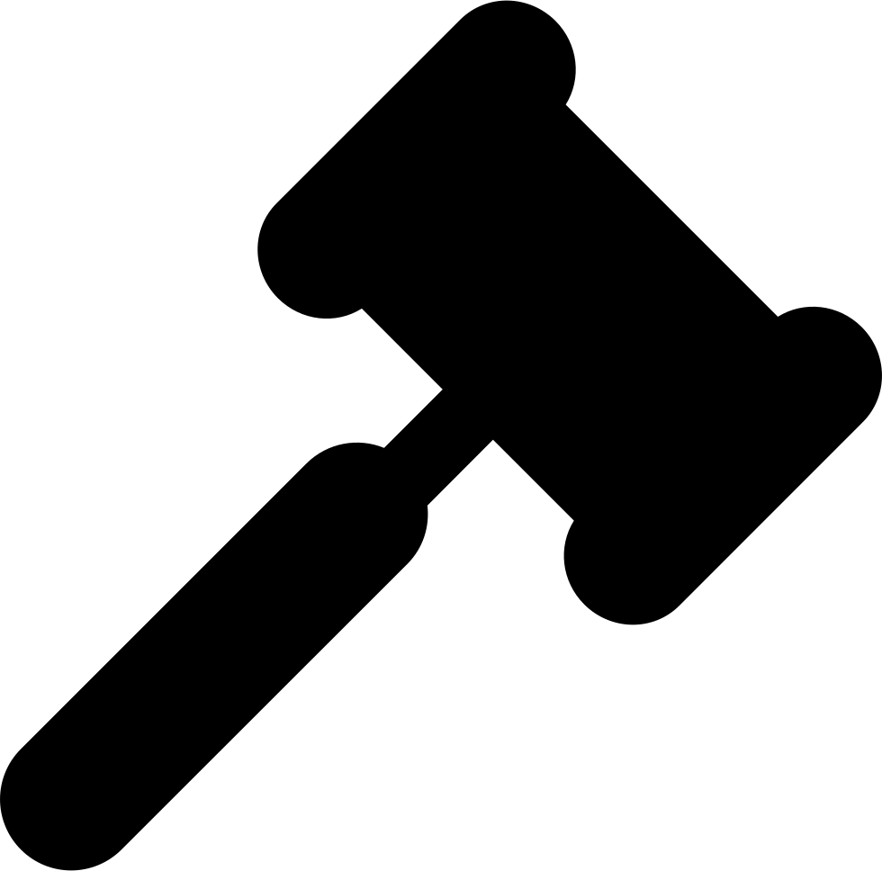 Png File Svg - Gavel Silhouette Png (980x968), Png Download
