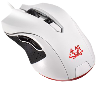 Asus Cerberus Arctic Gamer Usb Mouse - Asus Rog Cerberus Arctic (391x367), Png Download