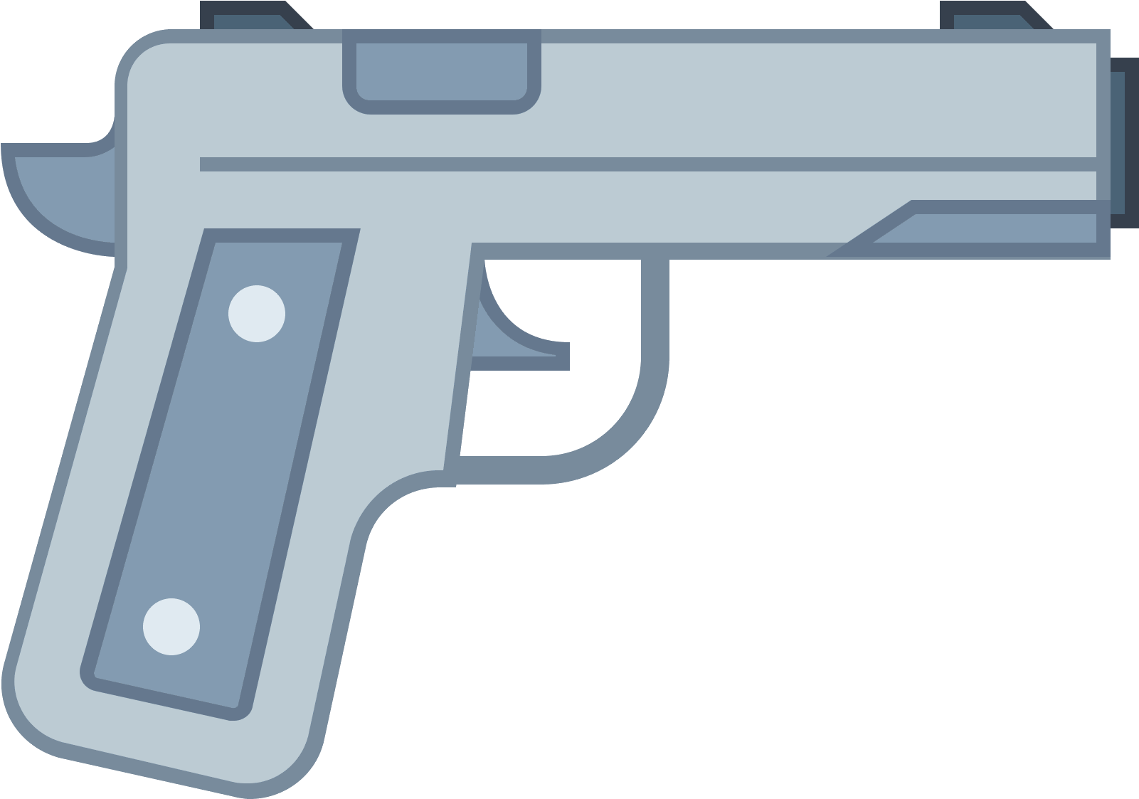 This Is A Picture Of A Revolver Type Gun That Has A - Nintendo Dsi Xl Gelb (1600x1600), Png Download