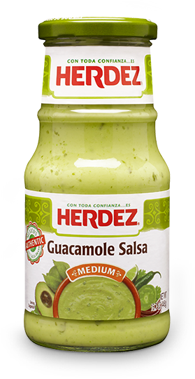 Herdez® Brand - Herdez, Salsa Guacamole Medium, 15.7 Oz (pack (279x540), Png Download