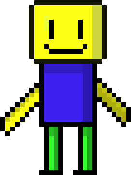 Download Roblox Noob - Marsmello Pixel Art Logo - HD Transparent PNG ...