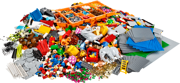 2000430 Identity And Landscape Kit - Lego 2000430 Serious Play Identity And Landscape Kit (640x301), Png Download