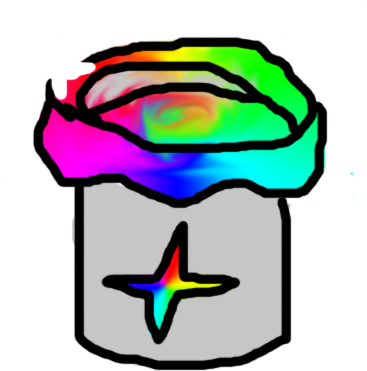 Magical Paint Bucket - Paint (366x411), Png Download