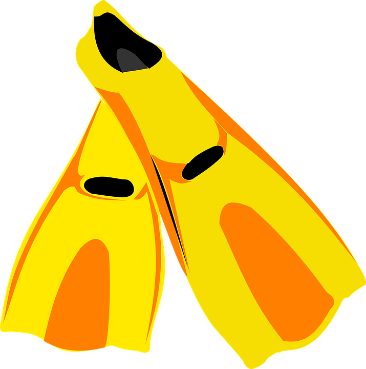 Flippers Clipart (715x720), Png Download