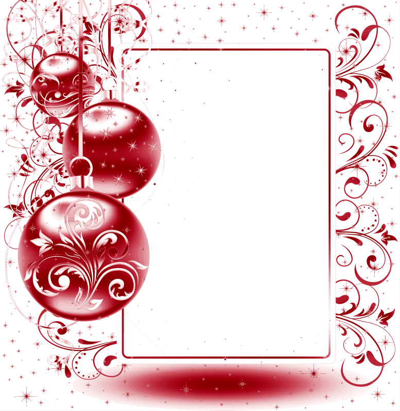 Holiday Clipart Picture Frame - Christmas Day (777x800), Png Download