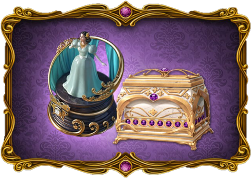 City Holiday Chest And Opera Diva Casket - Fairy Tale (532x376), Png Download