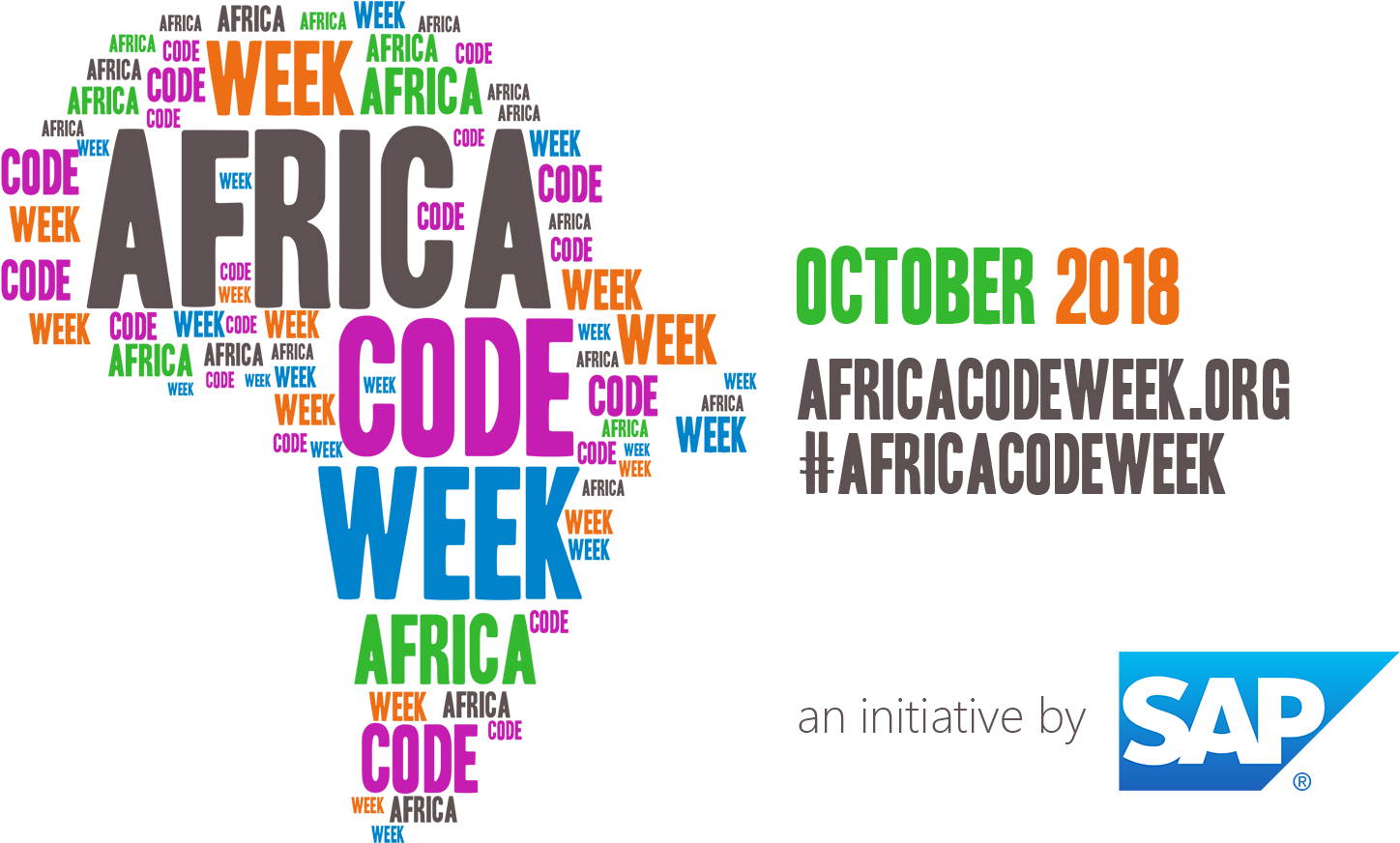 Logo - Tagline - Date - Url - Africa Code Week 2018 (1522x903), Png Download