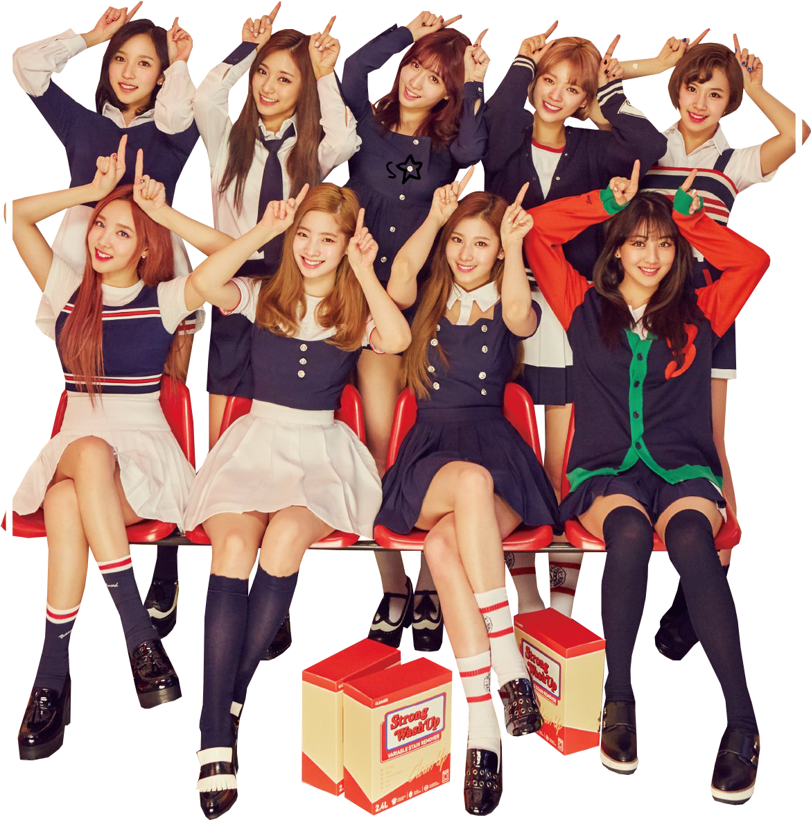 Twice Png Pack - Twice Kpop Png (1210x1296), Png Download