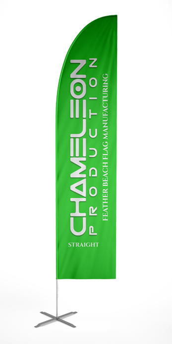 Straight Beach Flag Thailand - Beach (347x694), Png Download