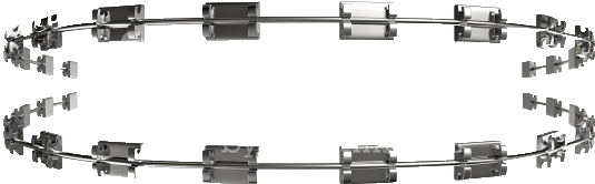 Braces Png - Orthodontic Braces Png (886x291), Png Download