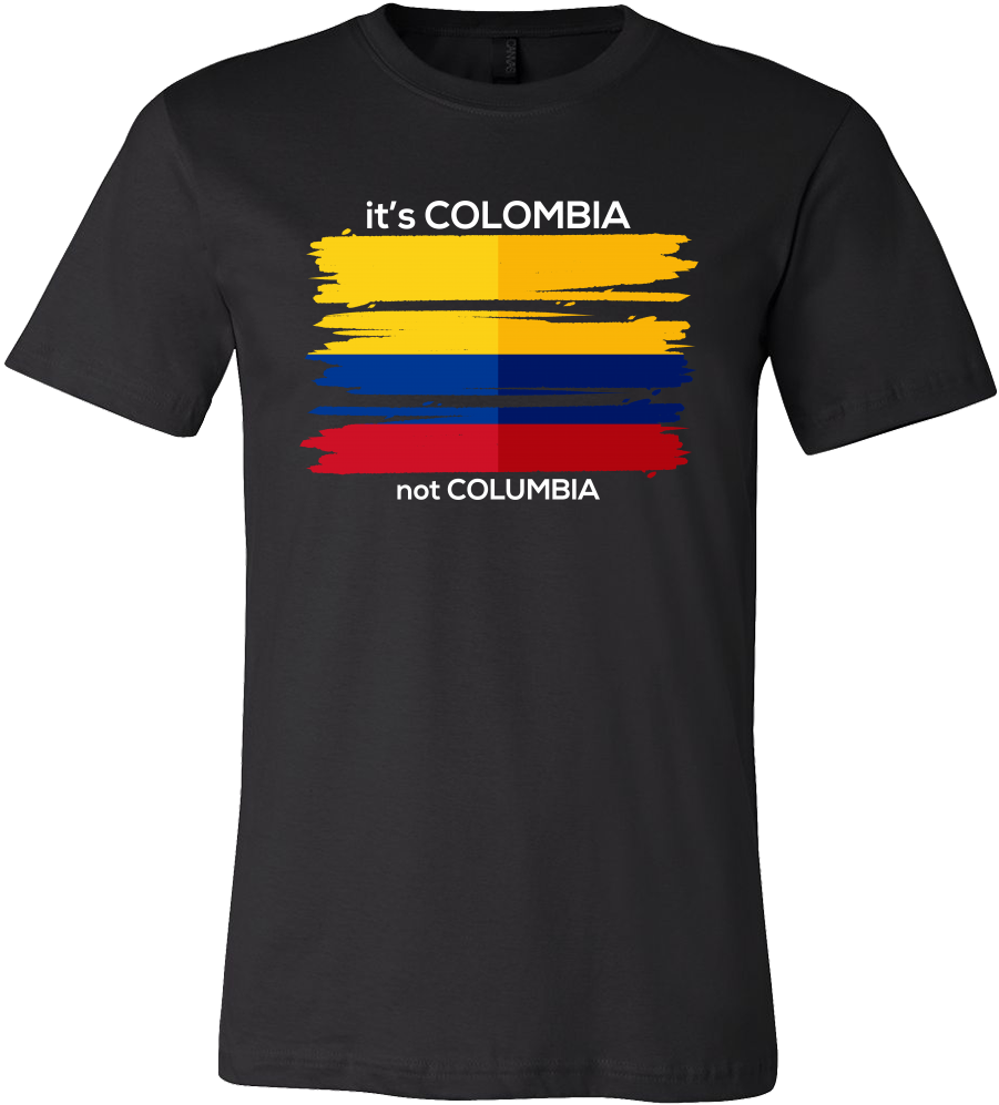 Colombia T Shirt Colombian Flag Tee Travel Vacation - Star Wars Stop Wars T Shirt (1000x1000), Png Download