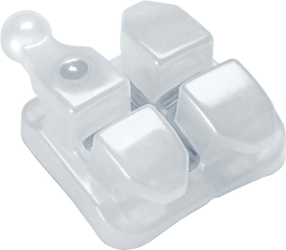 Ceramic Braces - Ceramic Orthodontic Bracket (1000x880), Png Download