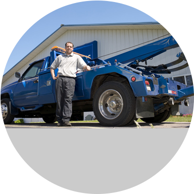 Auto Repair Towing Service Towing - Tow Truck (392x389), Png Download