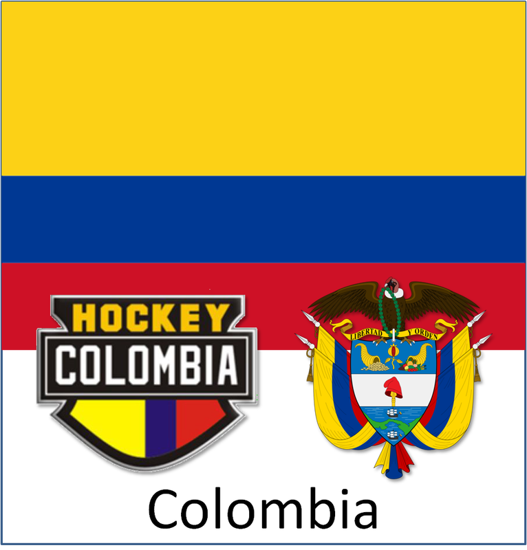 Republic Of Colombia [república De Colombia] - Daniel Echeverri Ice Hockey (766x800), Png Download
