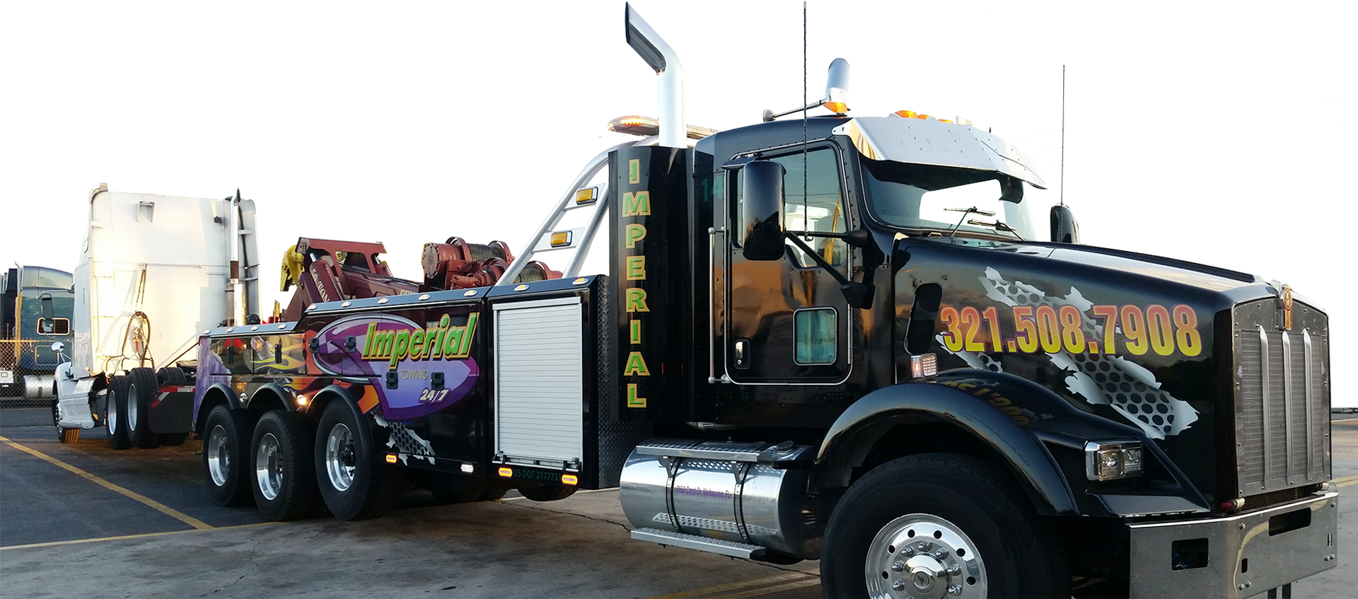 Welcome To Imperial Towing - Imperial Towing (1920x847), Png Download