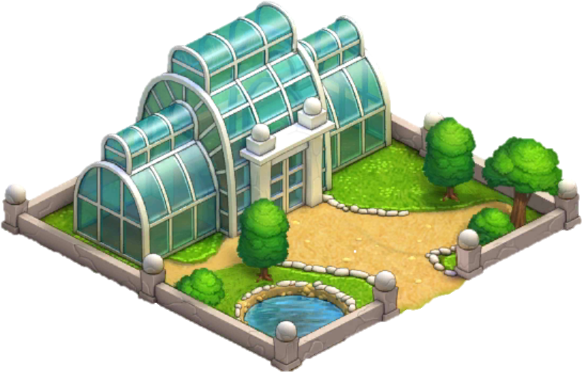 Greenhouse - Building (840x542), Png Download