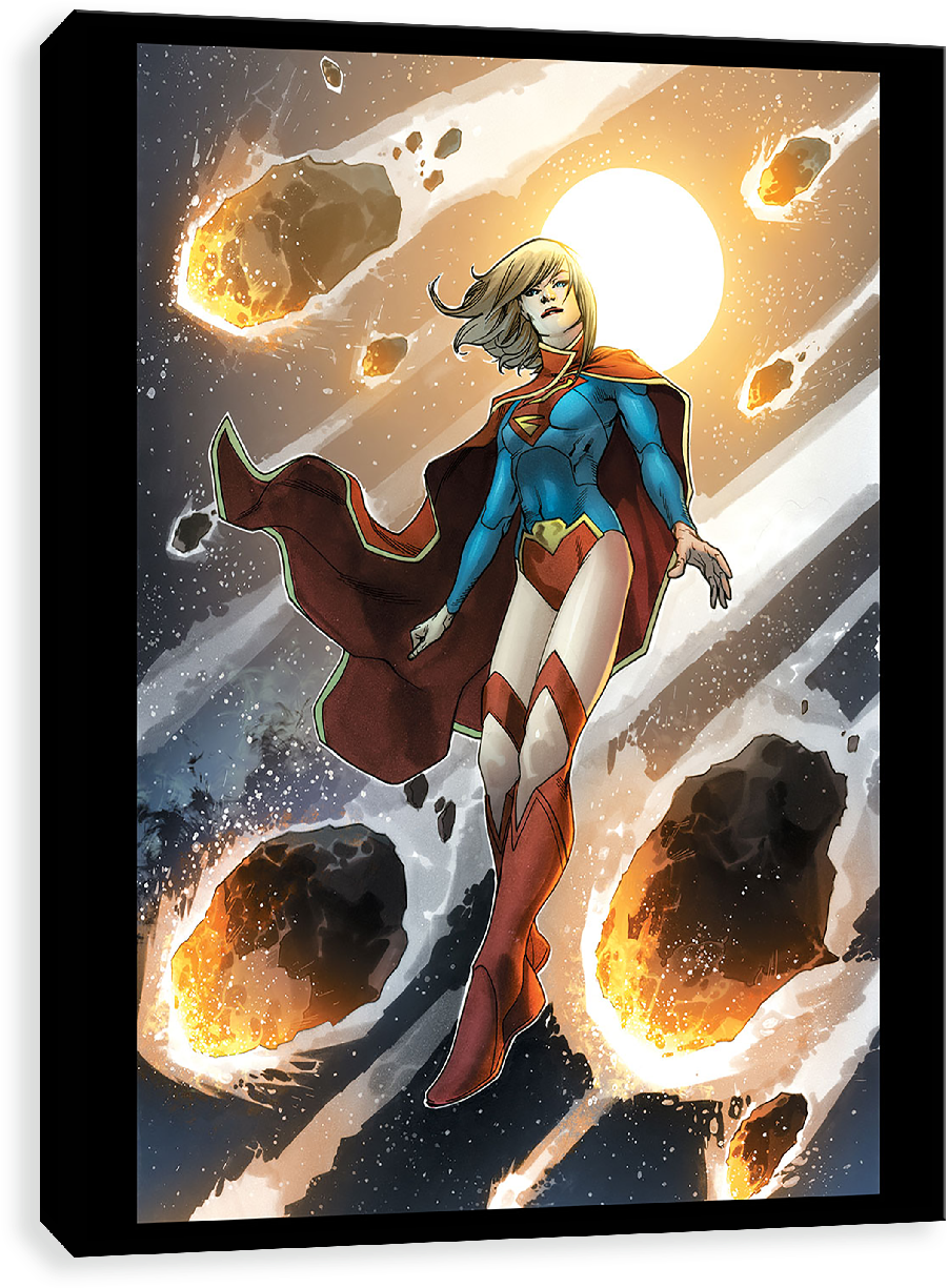 Supergirl Meteor Shower - Supergirl New 52 (1280x1280), Png Download