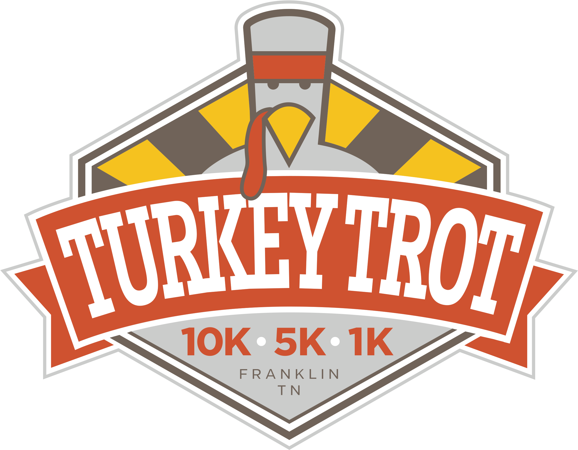 The 2018 Turkey Trot Benefiting Graceworks Will Take - Turkey Trot 5k Shirt (2262x1771), Png Download