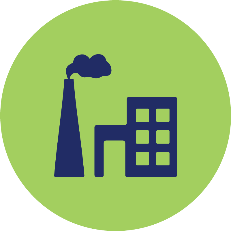 Factory Manufacturing Industry Computer Icons Clip - Industry (830x830), Png Download