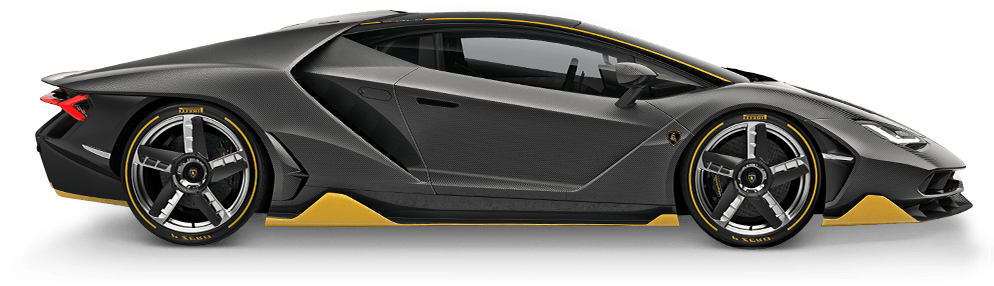Lamborghini Centenario Png Image - Lamborghini Png (1000x290), Png Download