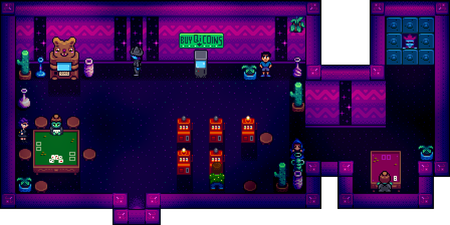 Casino - Stardew Valley Criadero De Babas (896x449), Png Download