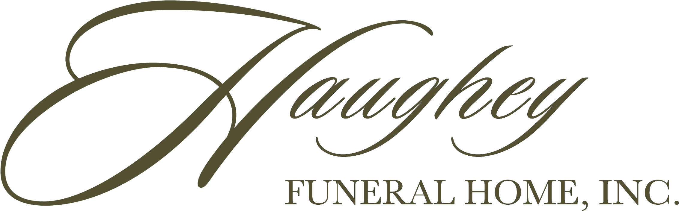 Haughey Funeral Home, Inc. (2291x721), Png Download
