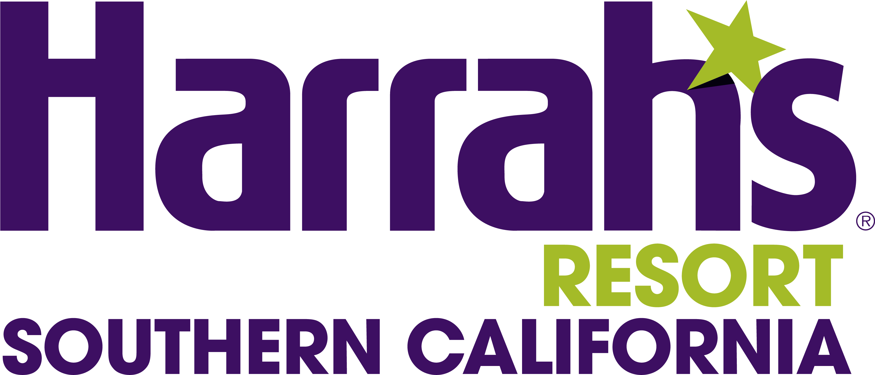 Harrah's Resort Southern California Casino Logo - Harrah's Southern California Logo (3393x1470), Png Download