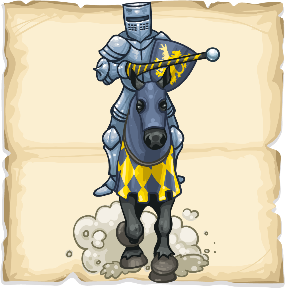 Unique Items - Black Knight (1024x1024), Png Download