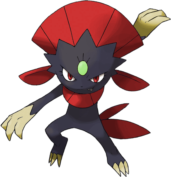 Aku - Pokemon Weavile (600x600), Png Download