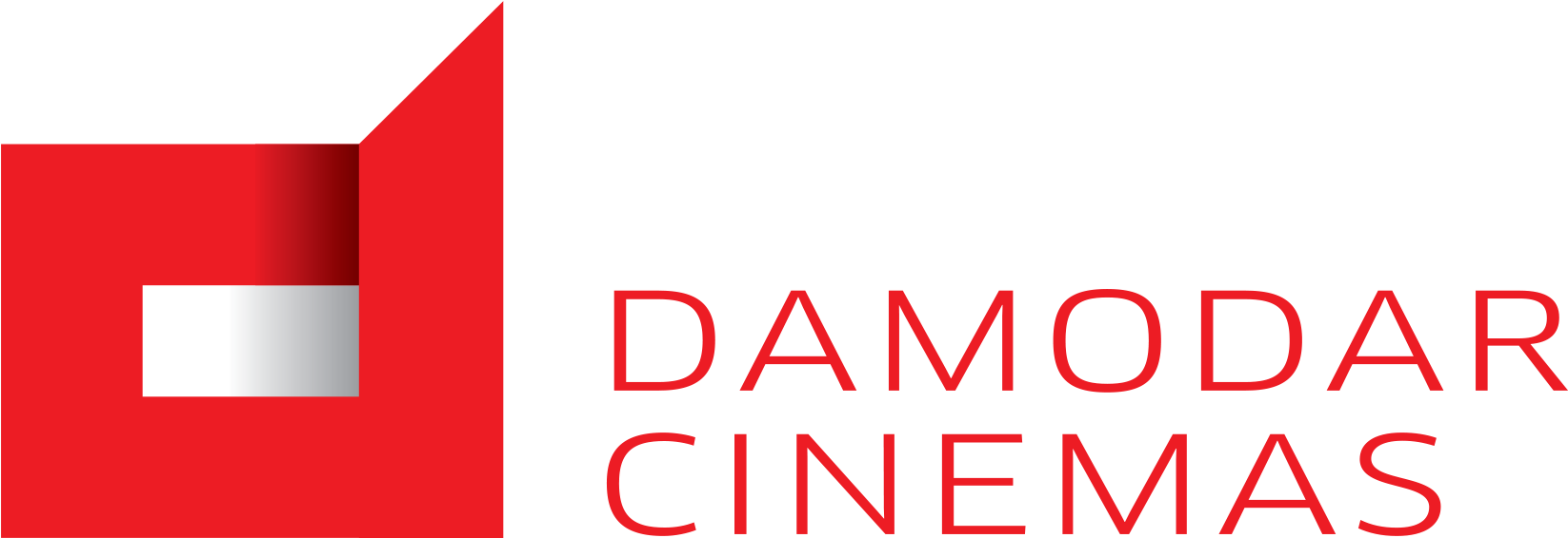 Damodar City Logo - Damodar Cinemas Logo (1704x628), Png Download