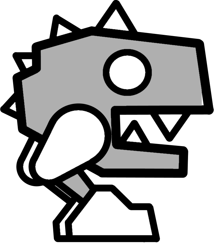 Geometry Dash Icon Coloring Pages - Geometry Dash Robot 3 (700x795), Png Download
