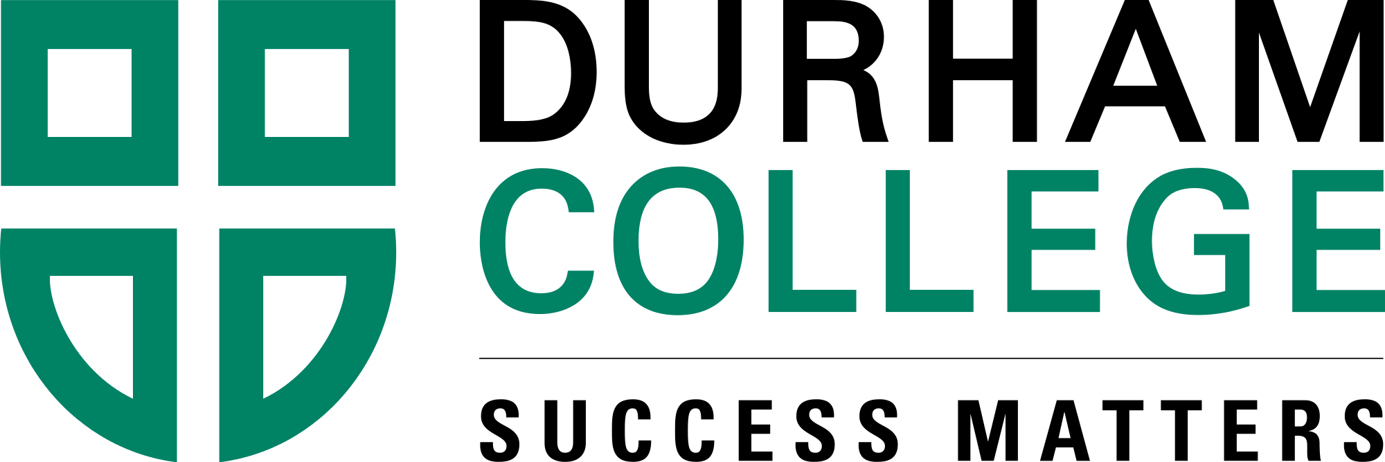 Open - Durham College Logo Png (2000x668), Png Download