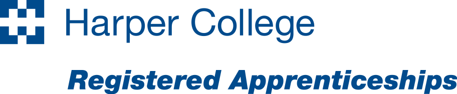 Registered Apprenticeships Blue & White 300 Dpi - Harper College Logo Png (912x188), Png Download