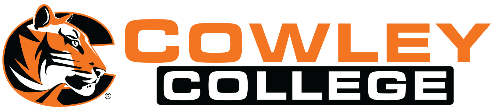 Cowley College Logo-horiz - Cowley College Logo (1641x360), Png Download