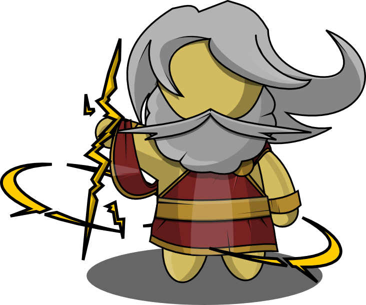 Free Zeus Clip Art - Zeus Clipart Transparent Background (732x610), Png Download