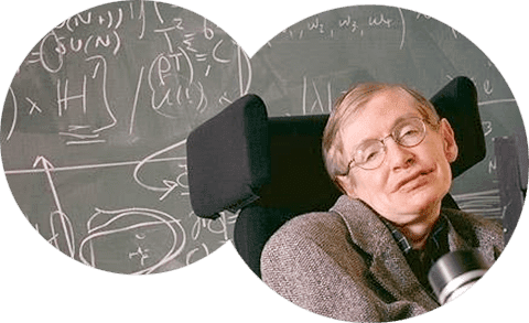 Nassim Haramein & Stephen Hawking - There Are Ten Million Million Million Million Particles (480x293), Png Download
