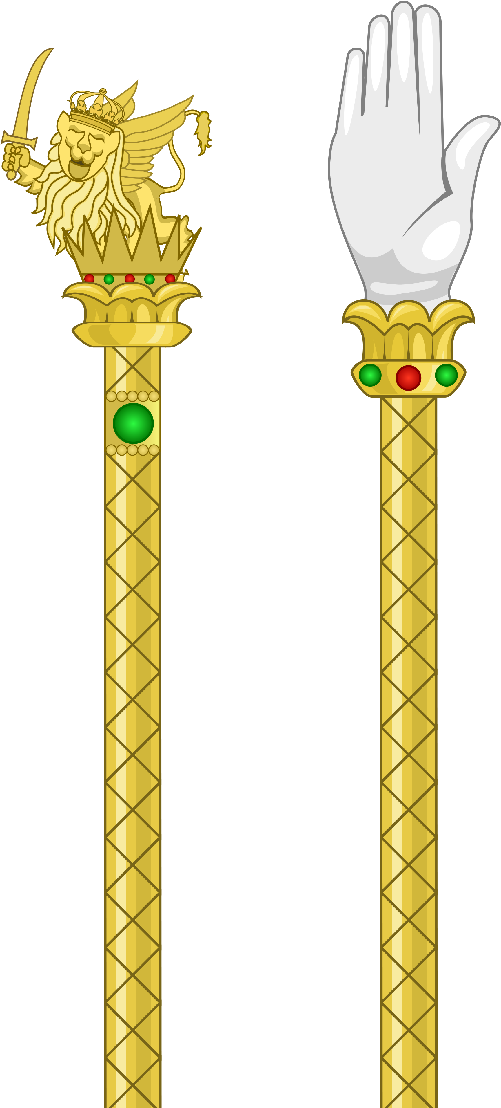 Open - Main De Justice Et Sceptre (2000x4032), Png Download