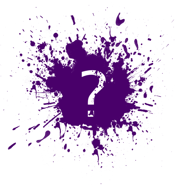 Mystery Box - Big - Black Paint Splatter (600x600), Png Download