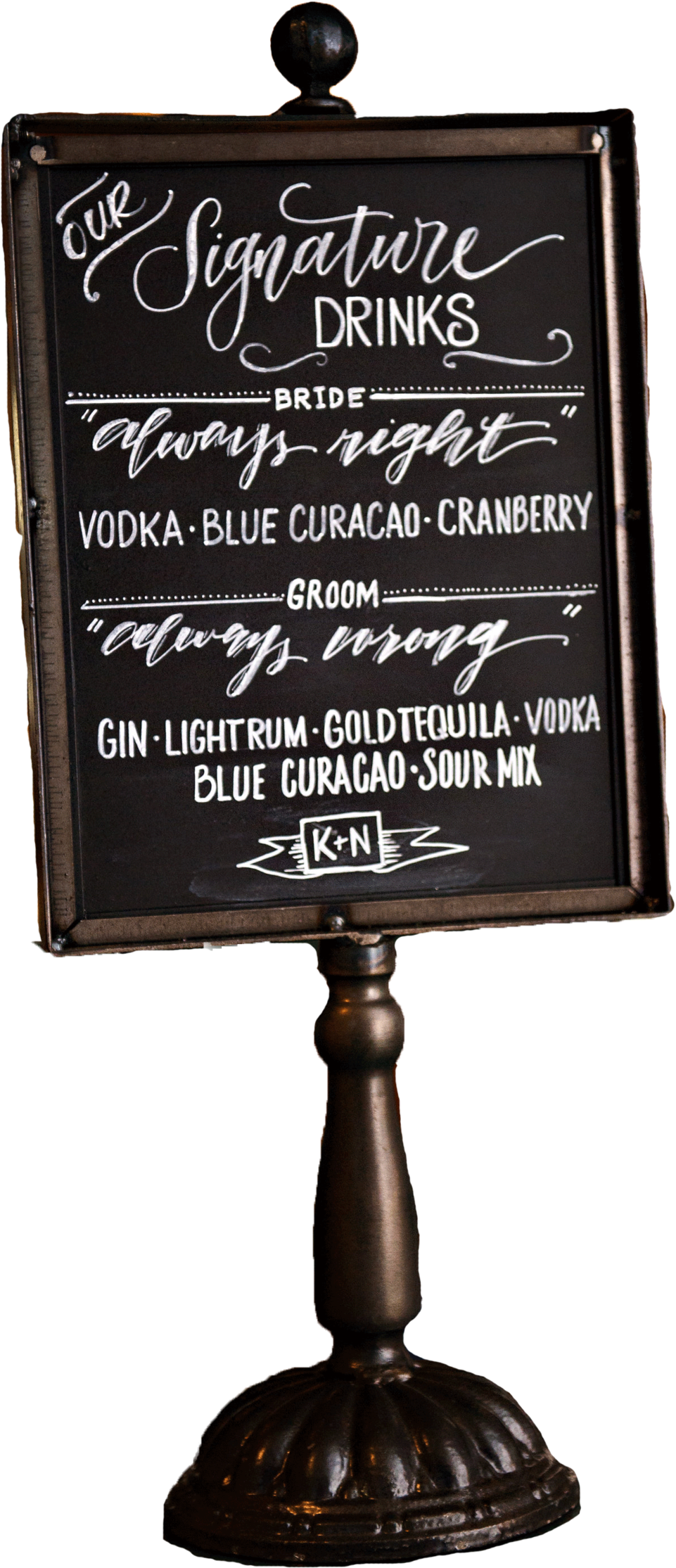 Metal Chalkboard Bar Sign - Dijk Natural Collections -metal Chalkboard (1000x2232), Png Download