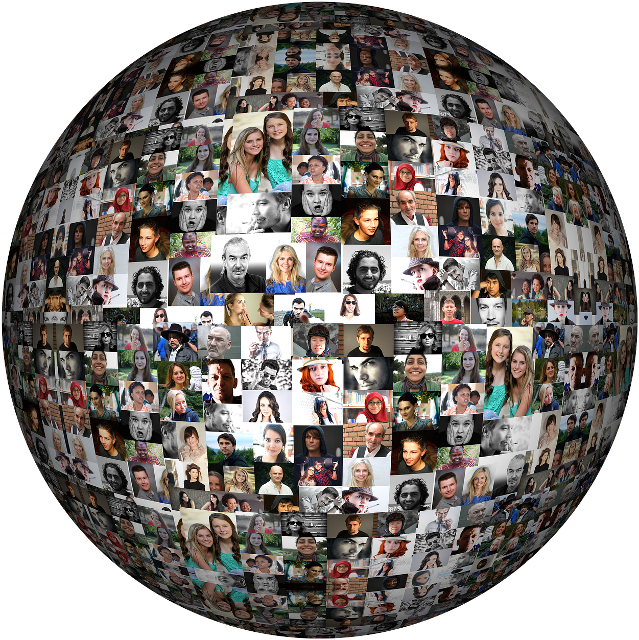 Mass Media Collage (1280x1280), Png Download