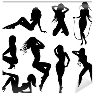Woman Silhouette Stripper (400x400), Png Download