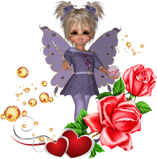 Cute Clipart, Colour Images, Gnomes, Pixies, Paper - Fairy (547x555), Png Download