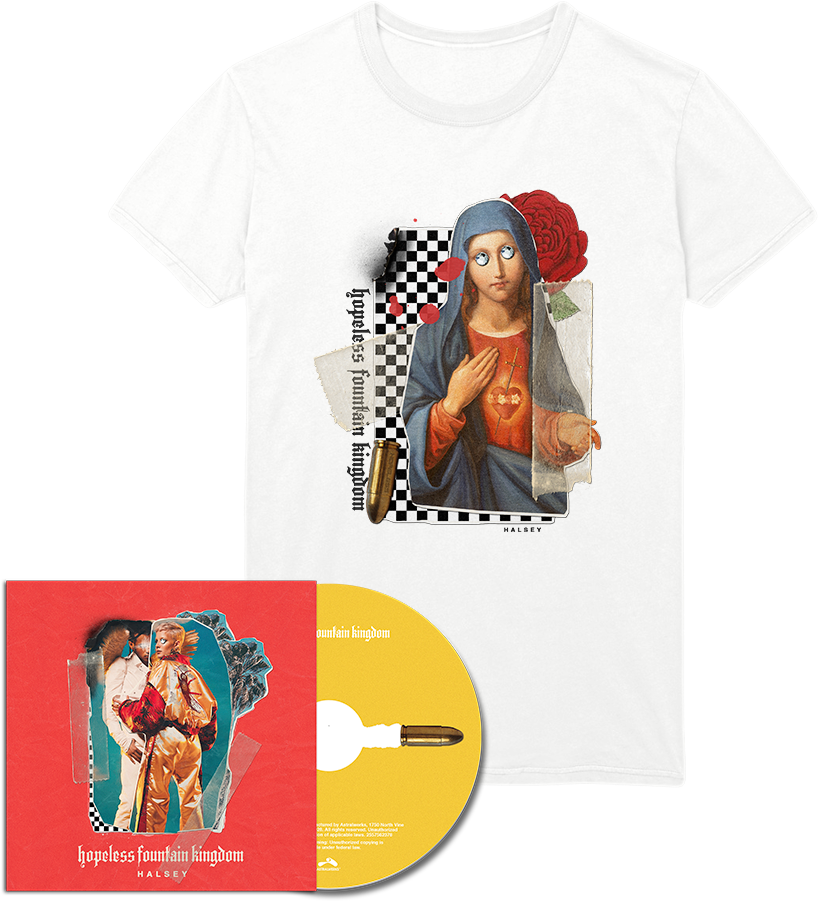 Double Tap To Zoom - Halsey - Hopeless Fountain Kingdom - New Vinyl 2017 (1000x1000), Png Download