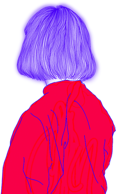 Blue Red False Color Crop Of This Png - Skywalker Family (500x661), Png Download