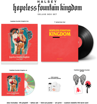 Hfkboxset - Hopeless Fountain Kingdom Halsey Vinyl (480x480), Png Download