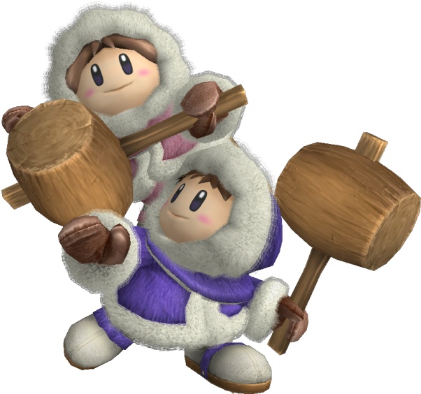 Ice Climbers Png Vector Stock - Ice Climbers Ssb Brawl (750x650), Png Download