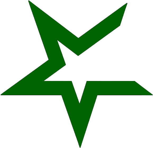 Greenstar Bikes - Png Images Of Green Star (600x577), Png Download