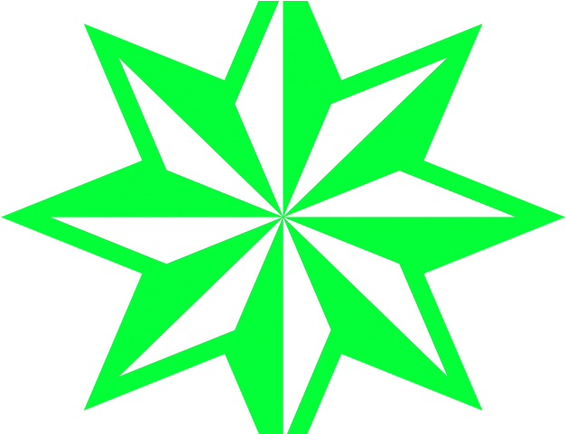 Neon Clipart Green Star - Sweden Dahl Coat Of Arms (640x480), Png Download